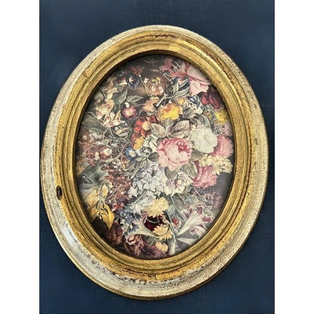 Vintage Norleans Trade Mark Gold Oval Framed - Picture 2 of 5